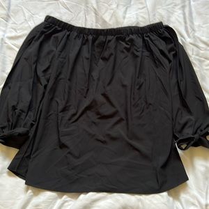 Black Off the Shoulder Top